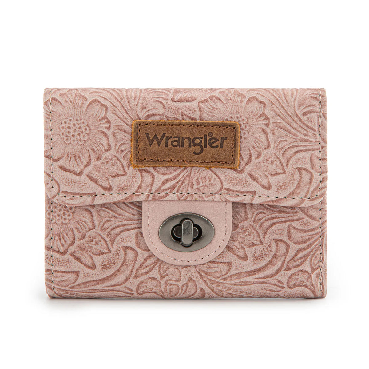 Wrangler Floral Embossed Trifold Wallet