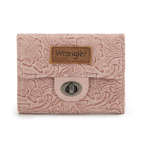 Wrangler Floral Embossed Trifold Wallet