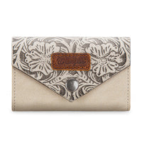 Wrangler Floral Tooled Card Holder