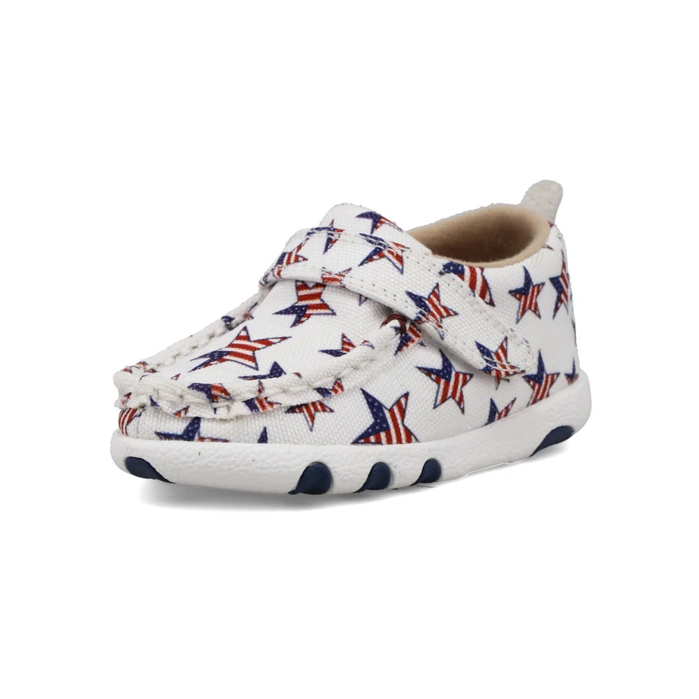 Infant’s Driving Moc - Red, White & Blue