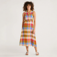 WOMEN'S PENDLETON LANA SLEEVELESS LINEN DRESS
