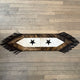 Small Cowhide Table Runners - Star