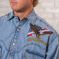 Men's Rockmount USA 250th - America the Beautiful Embroidered Western Shirt