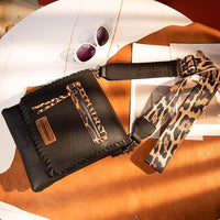 Wrangler Whipstitch Leopard Print Crossbody