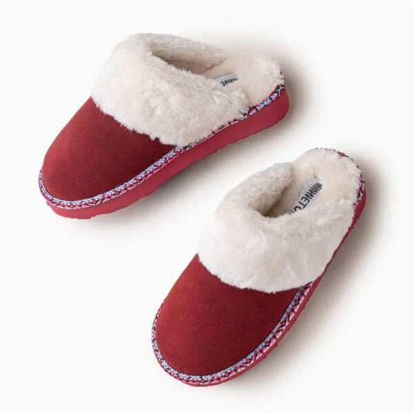 Women’s Cerise Minnetonka Slipper