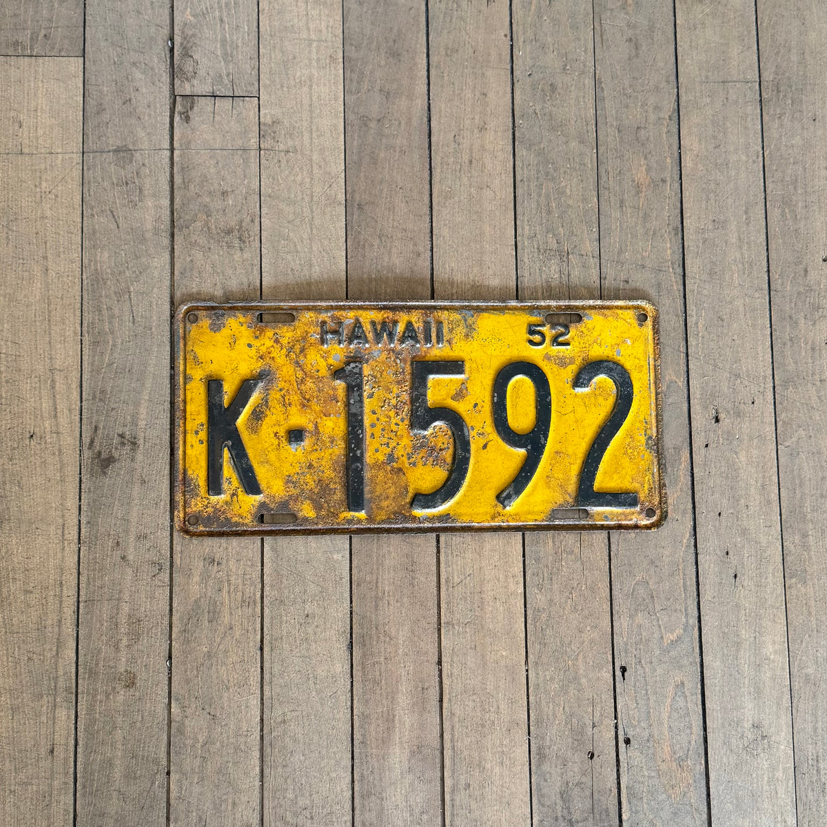 Hawaii License Plate