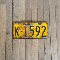 Hawaii License Plate