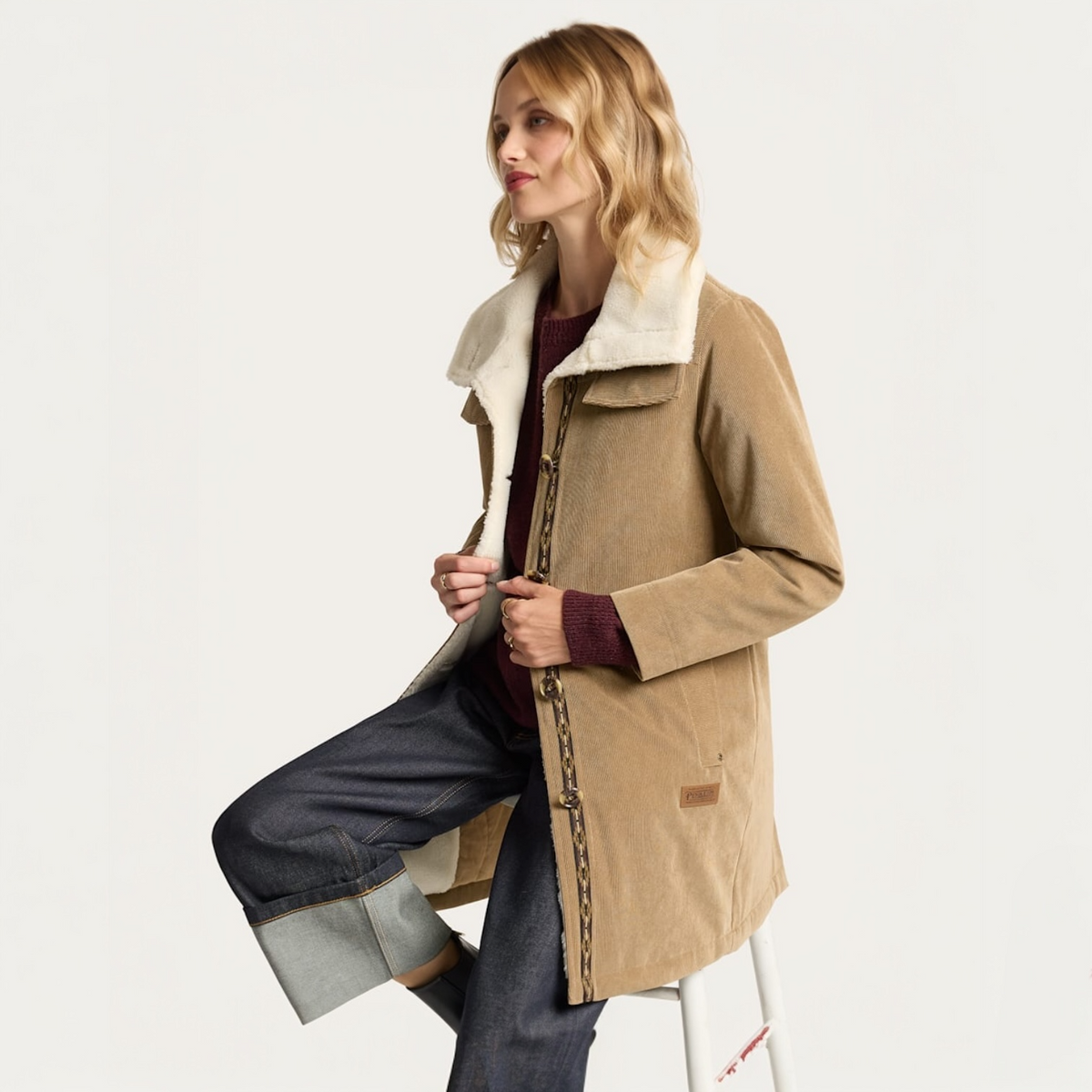 WOMEN'S PENDLETON STILLWATER CORDUROY DUSTER JACKET