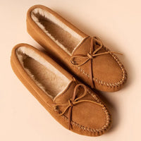 Women's Pile Lined Softsole Minnetonka Moccasins