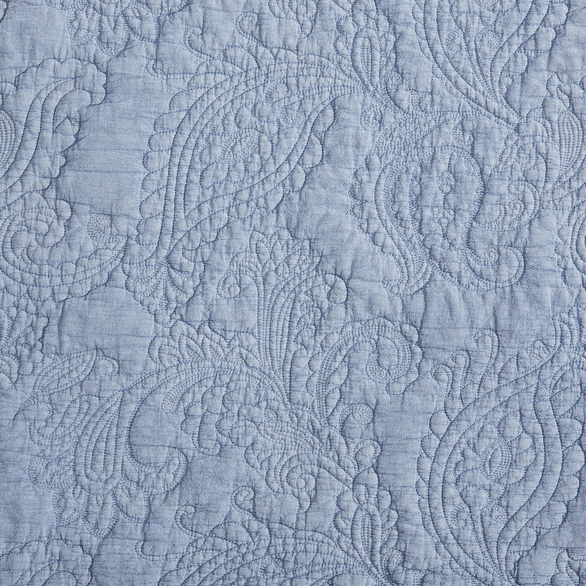Sadie Stonewashed Paisley Ruffled Lightweight Quilt Set