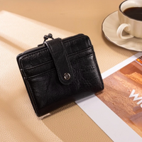 Leopard Print Bi-Fold Wallet With Coin Purse