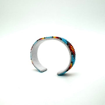 Thin Navajo Made Beaded Bracelet