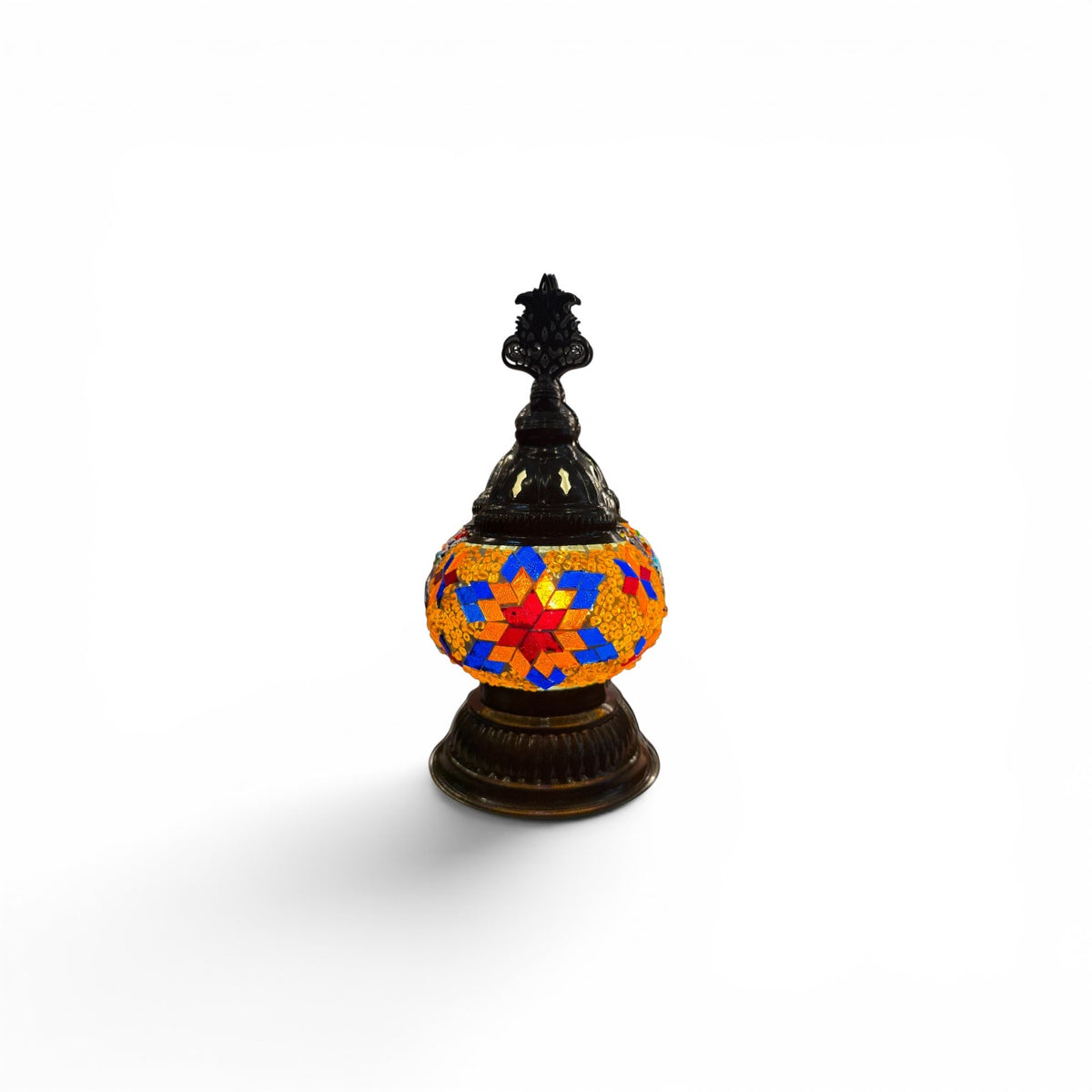 3” Turkish Table Lamp Multicolor