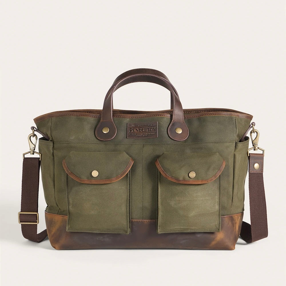 ODYSSEY WAXED CANVAS MESSENGER BAG
