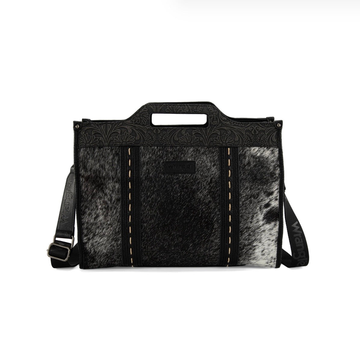 Wrangler Genuine Cowhide Carry-All Cowhide Large Crossbody