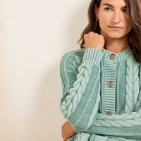 Women's Pendleton Cotton Cable Cardigan