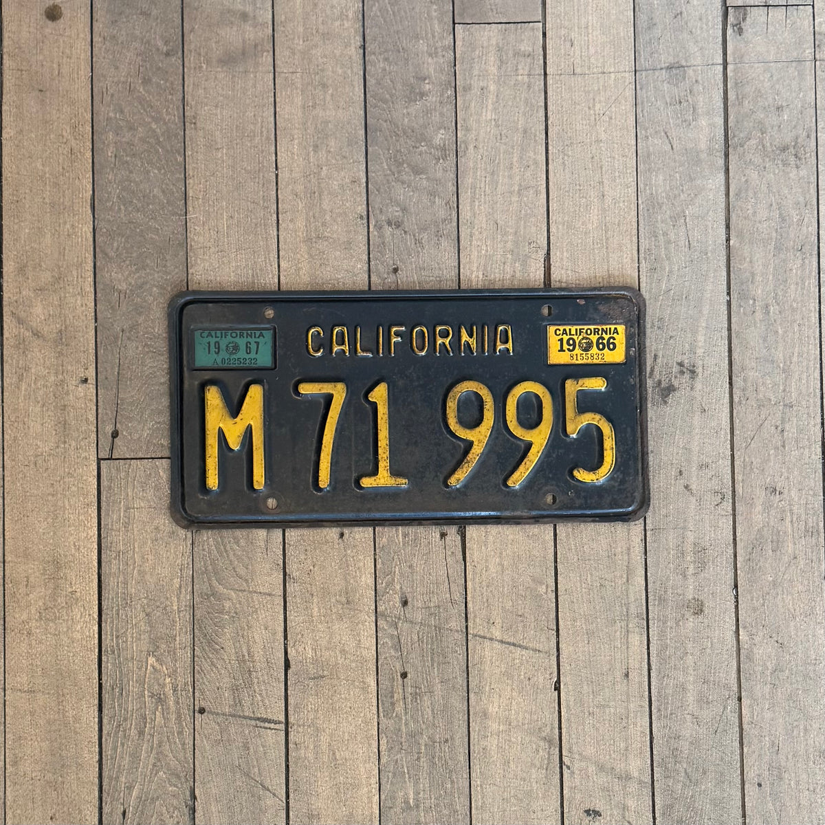 California License Plate