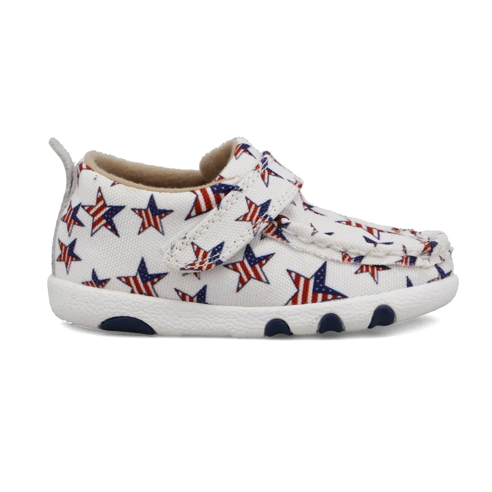 Infant’s Driving Moc - Red, White & Blue