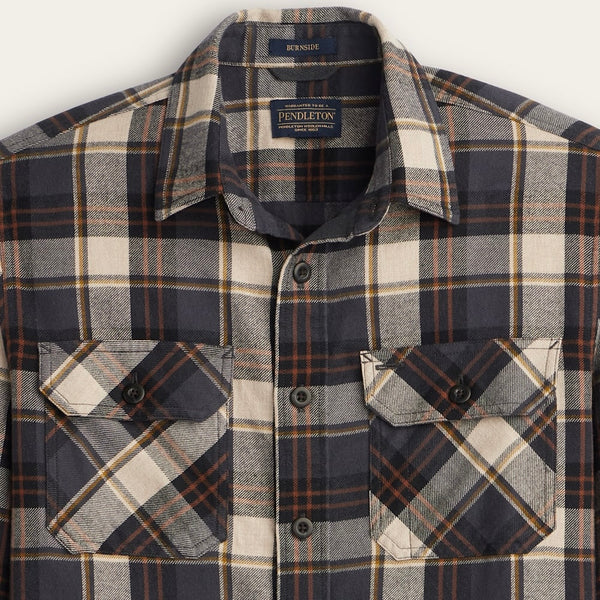 MEN'S PENDLETON PLAID BURNSIDE COTTON FLANNEL SHIRT