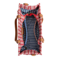 LEE Striped Canvas Carry-All Tote Bag