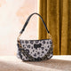Wrangler Leopard Print Canvas Shoulder Bag with Chain Strap
