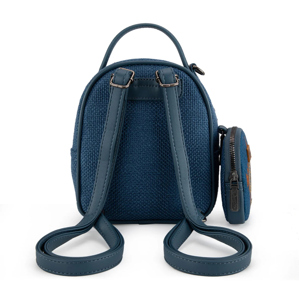 Wrangler Aztec Knitted With Coin Pouch Mini Backpack Jean