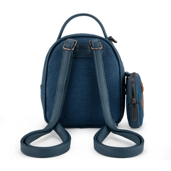 Wrangler Aztec Knitted With Coin Pouch Mini Backpack Jean