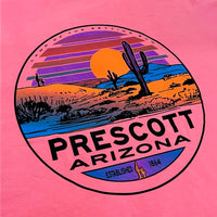 Neon Pink with Desert Sunset T-Shirt
