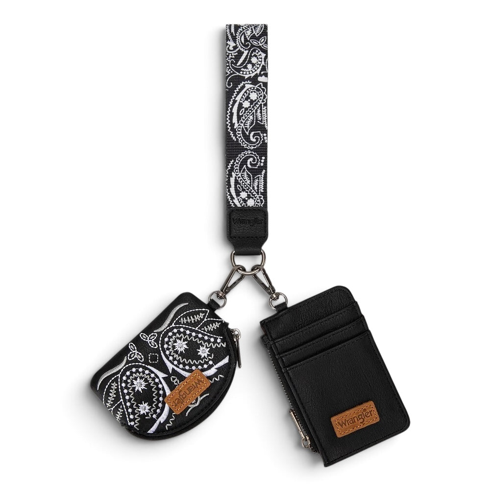 Wrangler Western Paisley Card Coin Purse