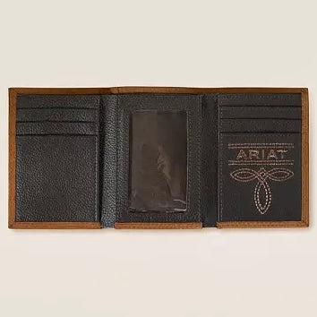 Ariat TriFold Leather Wallet