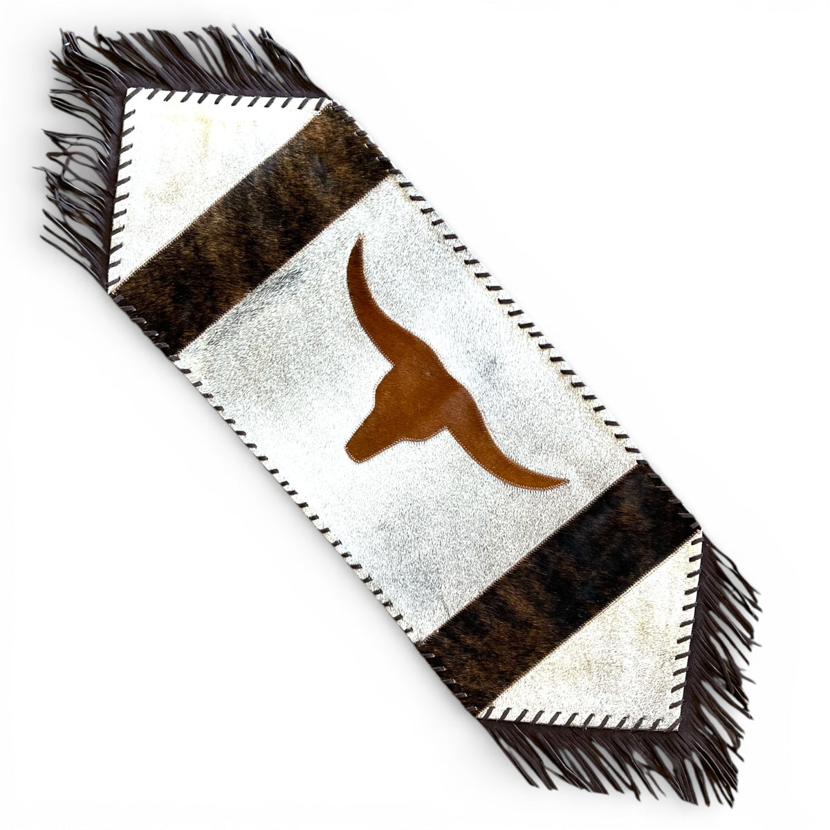 Small Cowhide Wide Table Runner