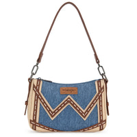 Wrangler Western Chevron Contrast Stitch Saddle Bag