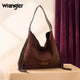 Wrangler Fringe Floral Tooled Hobo Bag