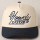 Howdy Dude Embroidery Two Tone Baseball Cap: One Size