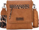 Wrangler Whipstitch Leopard Print Crossbody