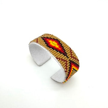 Thick Navajo Made Beaded Bracelet