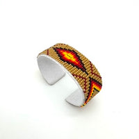 Thick Navajo Made Beaded Bracelet