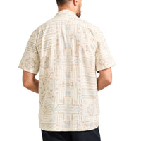 Men’s Short-Sleeve Aloha Linen Camp Shirt
