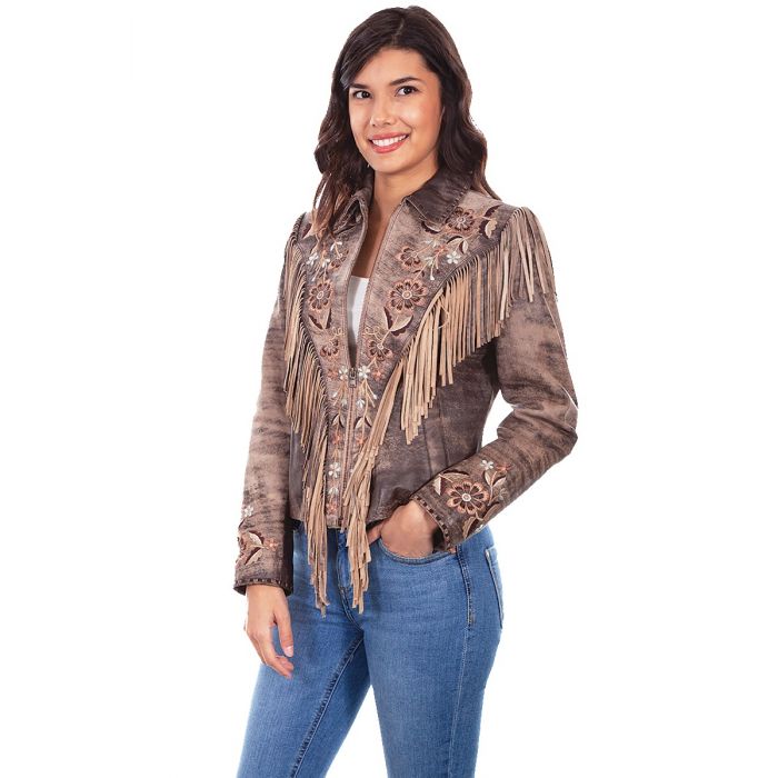 Scully Embroidered Fringe Jacket