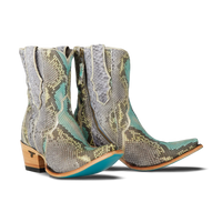 VICKSON EXOTIC BOOTIE - BLUE WATERCOLOR