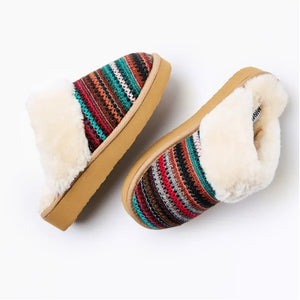 Women’s Cerise Minnetonka Slipper