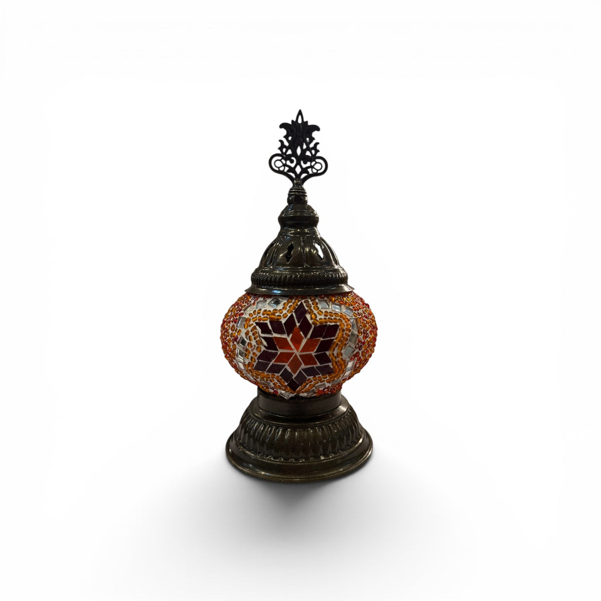 3” Turkish Table Lamp Orange