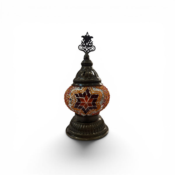 3” Turkish Table Lamp Orange