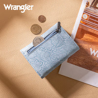 Wrangler Floral Embossed Trifold Wallet