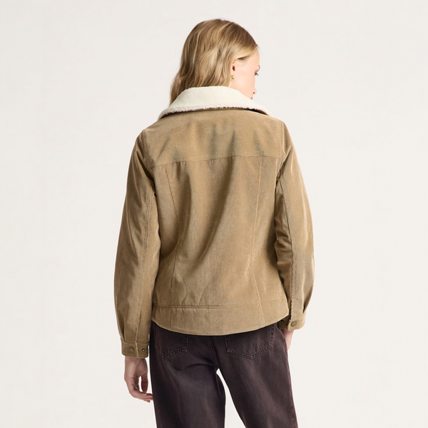 WOMEN'S PENDLETON WIND RIVER CORDUROY TRUCKER JACKET-OLD OAK