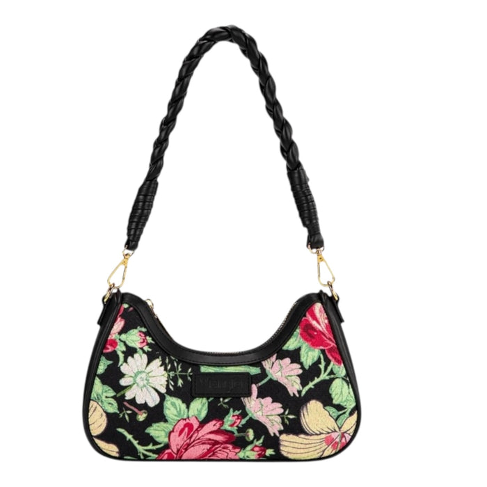 Wrangler Floral Print Braided Hobo Bag