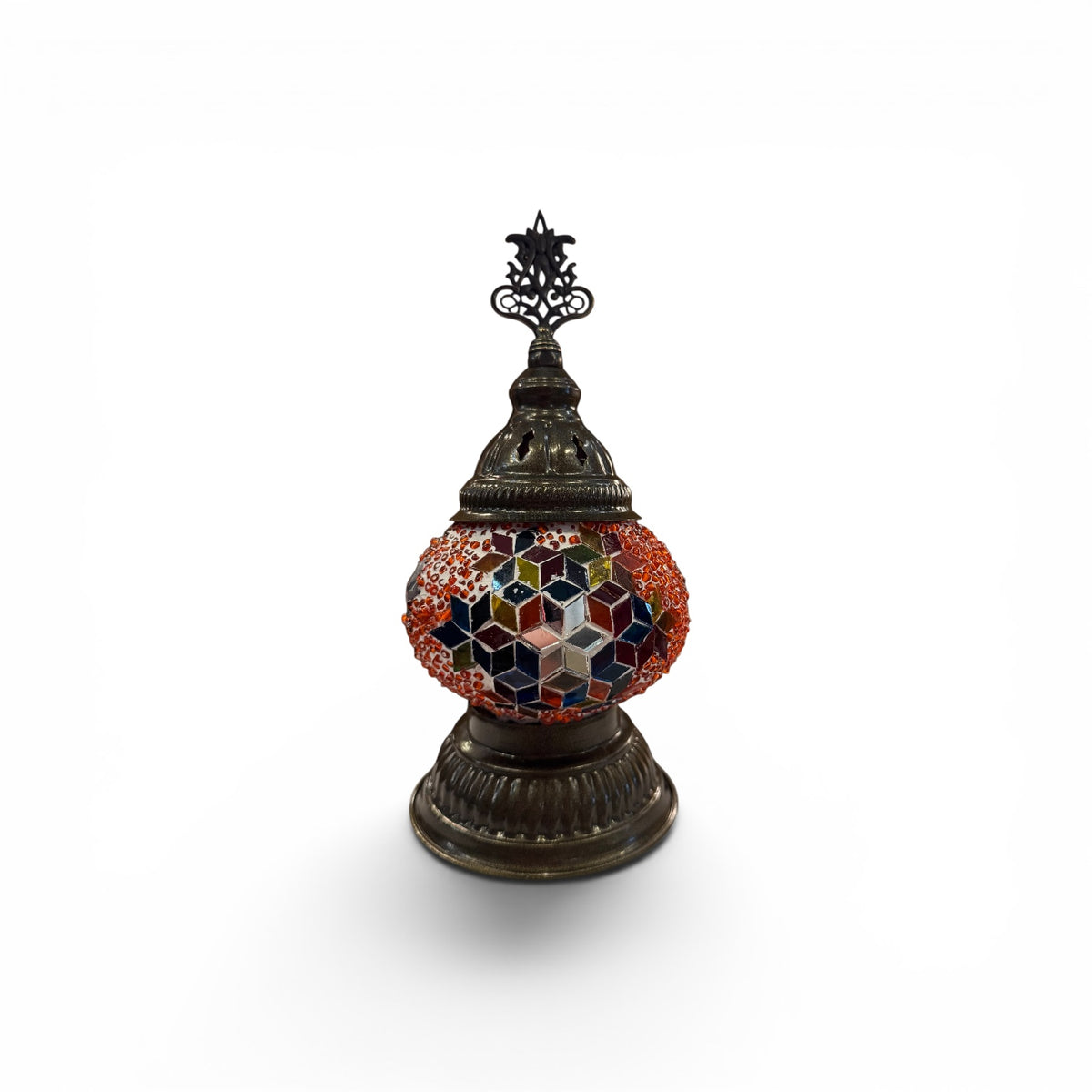 3” Turkish Table Lamp Multicolor