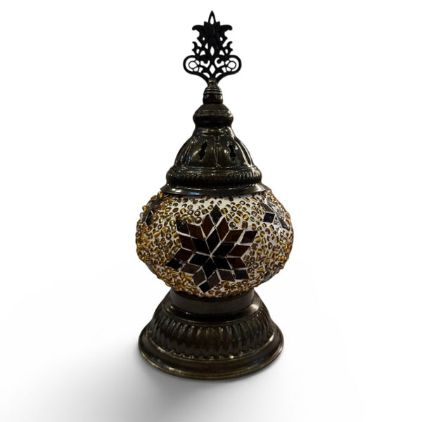 3” Turkish Table Lamp Brown