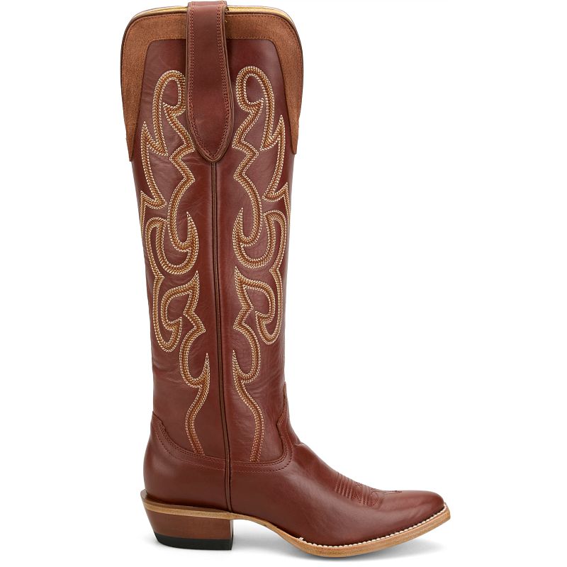 Justin Ada Red Western Cowgirl Boot