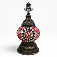 3” Turkish Table Lamp Red